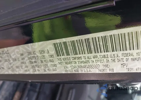 2019 Jeep Wrangler Sport S 4X4 from USA, damaged, VIN 1C4HJXAN4KW682027